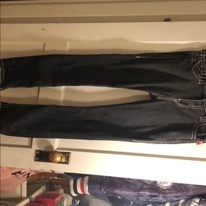 Faded black True Religion pants